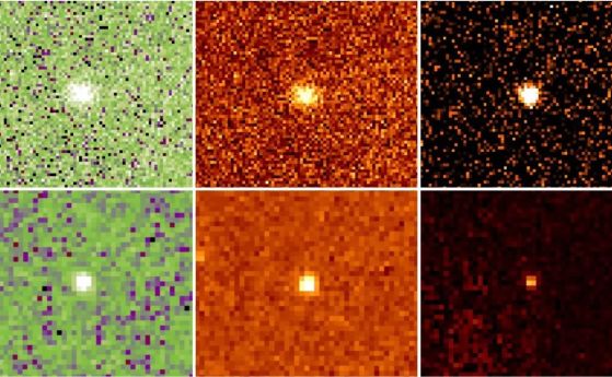 Снимки от телескоп на редки червени астероиди на Нептун