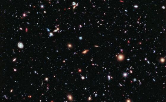 В кръговете десетте галактики, наблюдавани с NIRCam на 