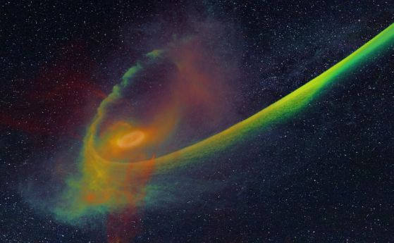 Открит е източникът на най-ярката светлина, когато свръхмасивните черни дупки изпитват приливно разрушение