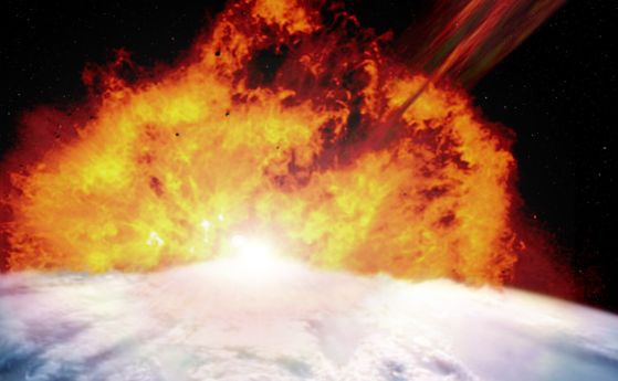 Преди 2,5 милиона години над Антарктида е избухнал астероид