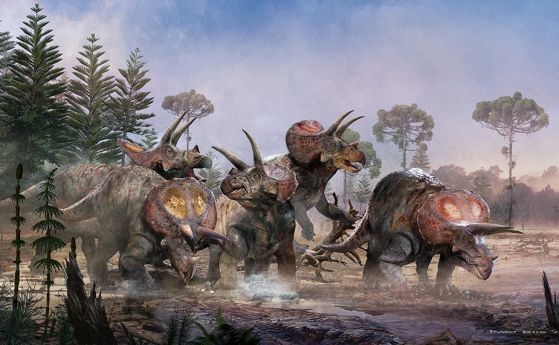 Спилбърг бе прав: трирогите динозаври живеят - и умират - заедно (видео)