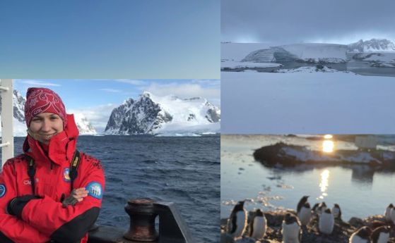 "На Антарктида вали дъжд все по-често", разказва украинската полярничка Анастасия Чигарева