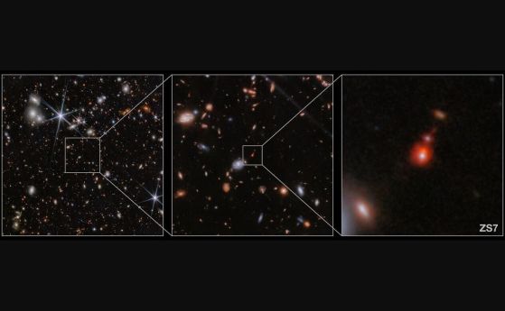 "Уеб" открива най-далечния сблъсък на черни дупки