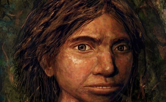 Портрет на млад женски индивид от денисовциte въз основа на скелетен профил, реконструиран по древни карти на ДНК метилиране