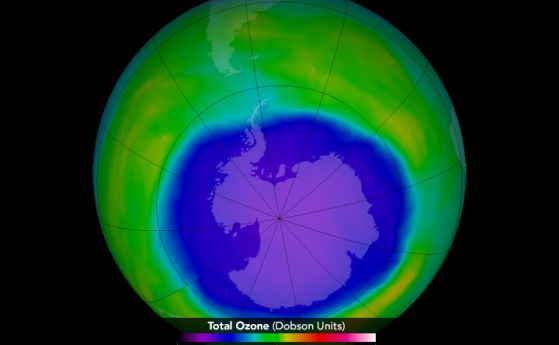 Озоновата дупка над Антрактида