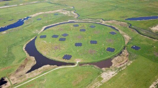 LOFAR станция в Екслоо - Нидерландия
