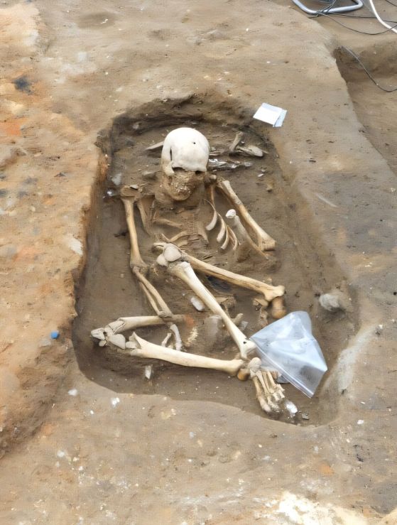 Гробище в Pendik Höyük, Истанбул, Турция. Кредит: Mehmet Özdoğan