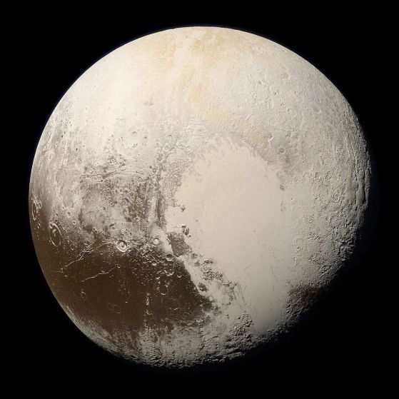 Изображение на Плутон, направено от New Horizons на 14 юли 2015 г. Кредит: NASA/Johns Hopkins University Applied Physics Laboratory