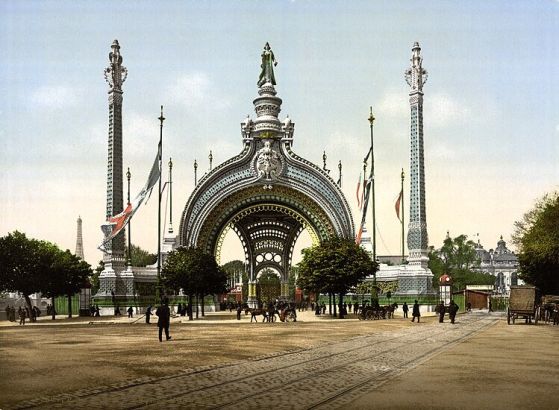 Главният вход на Paris 1900 Exposition Universelle