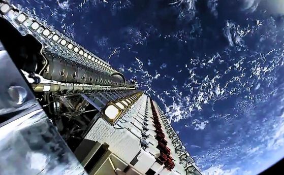 60-те широколентови спътника на SpaceX, изведени в орбита