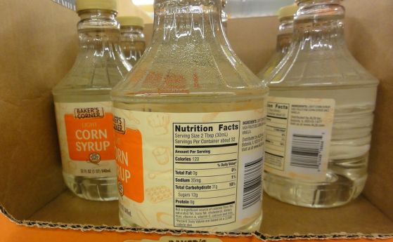 Царевичен сироп с високо съдържание на фруктоза.