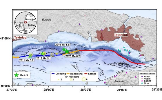 Геоложка карта на разломите