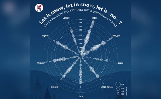 Коледният сняг е символ на празничната емоция, но и на променящите се зими