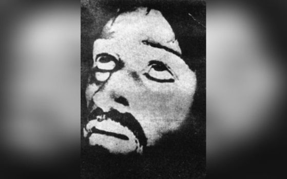 Снимката, за която Пелегрино Ернети твърди, че е на Исус Христос по време на разпятието му, направена от хроновизора. 