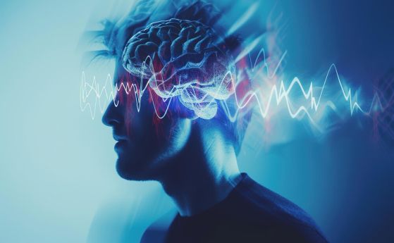илюстрация на мозъчни вълни