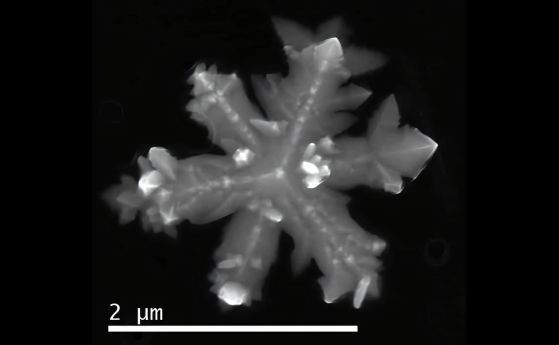 подобен на снежинка кристал