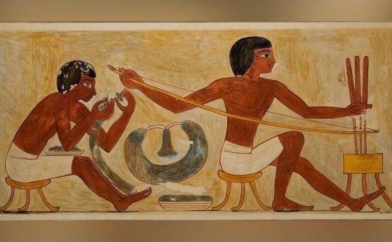 5300-годишен метален свредел, открит в Египет, е най-ранният известен ротационен инструмент