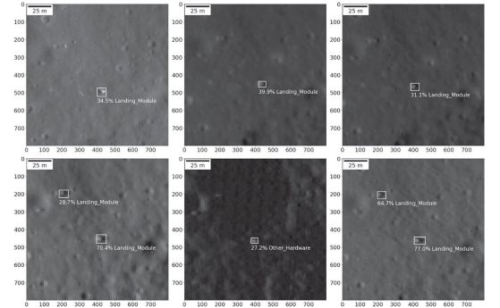 Кандидати за място за кацането на Луна 9.