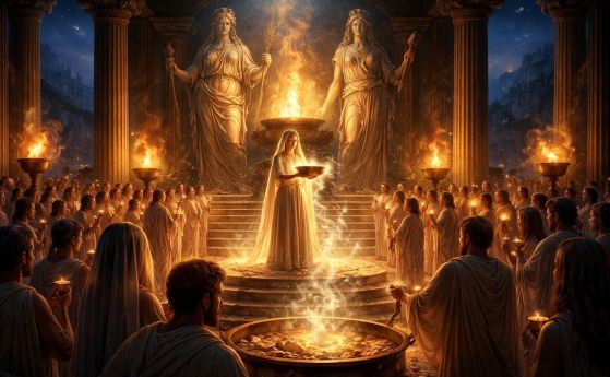 Художествена реконструкция на Елевзинските мистерии