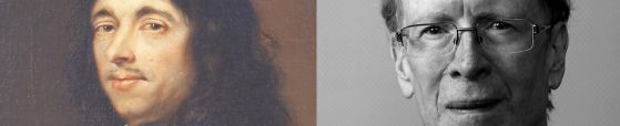 Ляво: Портрет на Пиер дьо Ферма (1607–1665) от 1650 г. от художника Ролан Льофевр (1608–1677). Обществено достояние. Дясно: Андрю Уайлс (лауреат на Абеловата награда за 2016 г.)
