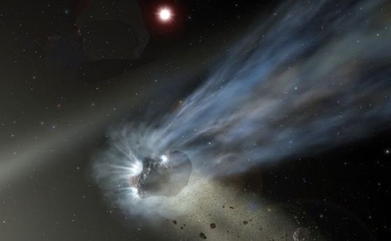 Илюстрация на комета