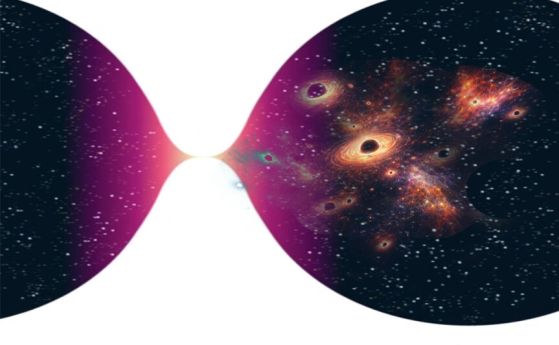 "Големият взрив" може да не е било абсолютното начало, а отскок - Големият отскок (Big Bounce) по аналогия на "Големият взрив" (Big Bang) – квантов преход между две обърнати във времето фази на космическата еволюция.