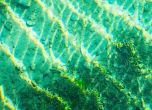 Синю-зелена плитка вода с леко развълнувана повърхност