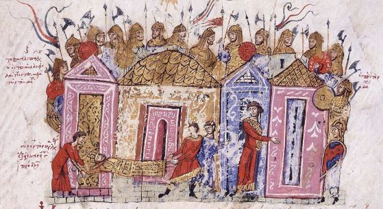 Варяжката гвардия в хрониката на Скилица.