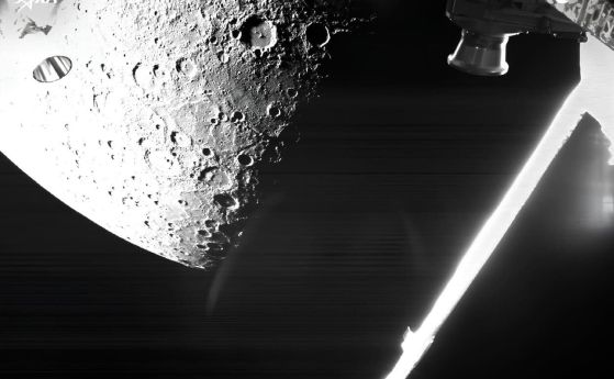 Изображение, направено от втората камера на BepiColombo на 2 октомври 2021 г.