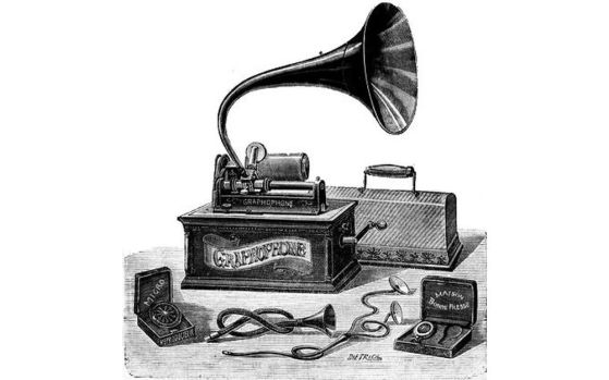 Графофон от 1901 г. Кредит: Wikimedia Commons