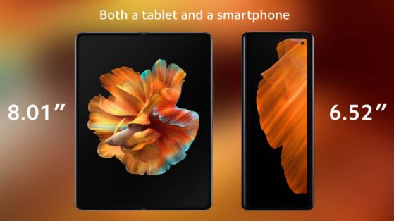 Xiaomi Mi Mix Fold е сгъващ се навътре смартфон, подобен на Galaxy Z Fold 2