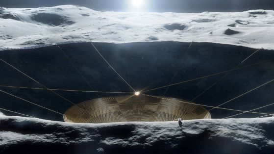 НАСА одобри проекта за създаването на огромен телескоп на Луната