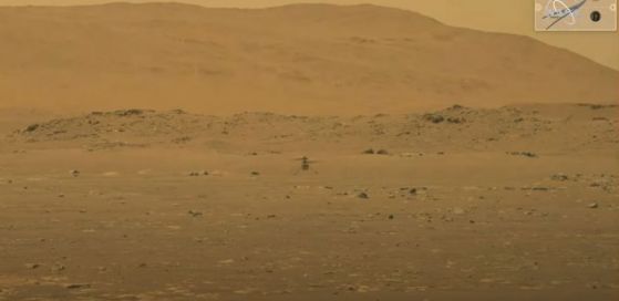 Хеликоптерът "Инджинюъти" извърши исторически полет на Марс