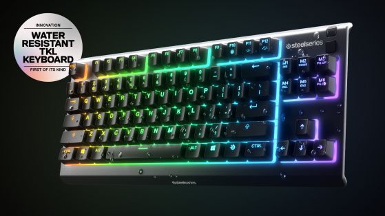 SteelSeries представи първата водоустойчива TKL клавиатура Apex 3 TKL