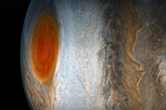 Сондата Juno показа първия 3D изглед от атмосферата на Юпитер