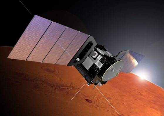 Китайският роувър на Марс прехвърли данни чрез европейски сателит