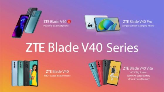 LI ZTE Blade V40 Series at MWC 2022