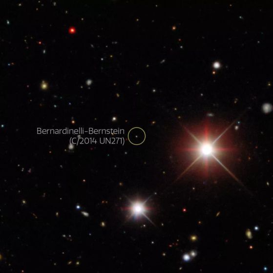 "Хъбъл" потвърди, че "Бернардинели-Бернщайн" е най-голямата комета, откривана някога