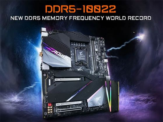 Gigabyte клокна DDR5 оперативна памет до 10022 МТ/s и постави нов световен рекорд