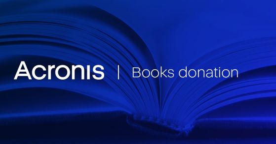 Всяка година на 24 май Acronis дарява по 100 книги на българско училище