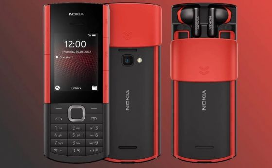 Nokia се завърна към класиките и представи телефон с вградени безжични слушалки