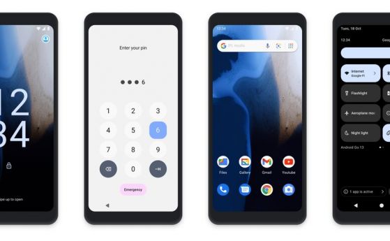 Android 13 (Go edition) въвежда „материалния“ дизайн и за бюджетните смартфони