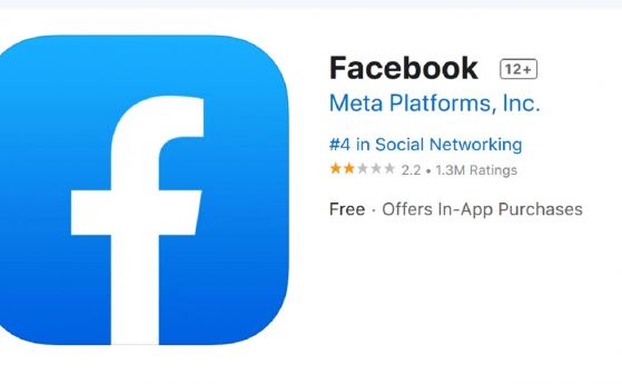 Facebook in App Store