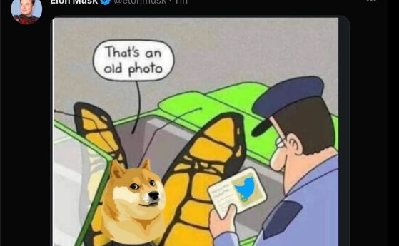 Илон Мъск смени логото на Twitter с това на Dogecoin