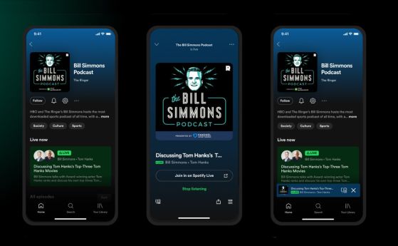 Spotify слага край на своя аналог на приложението Clubhouse – Spotify Live