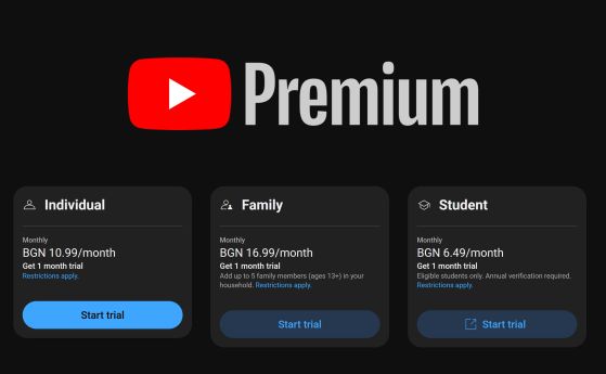 YouTube пуска по-добро качество на видеото само за платени абонати