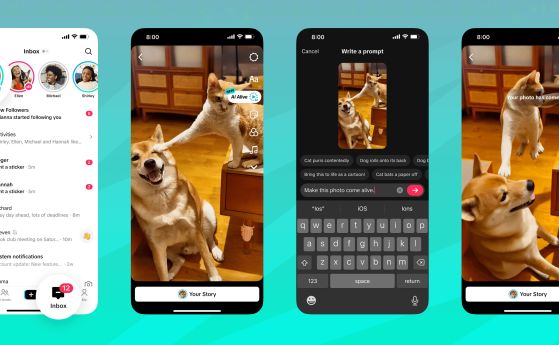 TikTok пуска AI инструмент за превръщане на снимки във видеоклипове