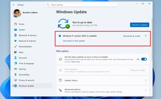 Следващата значима актуализация на Windows 11 е все по-близо