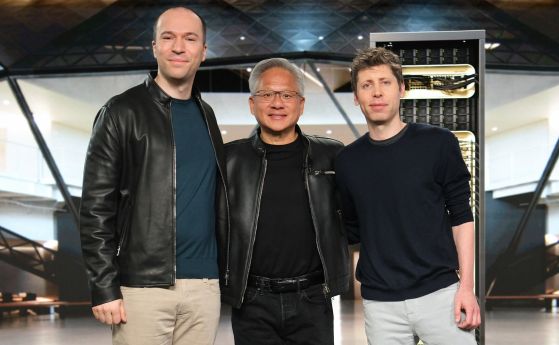 Nvidia инвестира 100 млрд. долара в OpenAI за изграждане на центрове за данни