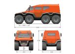Shaman 8x8: 4-тонно чудовище, което не потъва в блатата (видео) 3